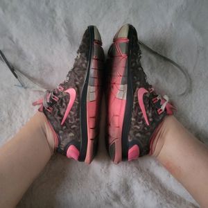 Well worn sneakers Nike 8.5 running shoes